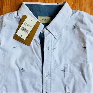 NWT JACHS Men’s Button up with Surfers